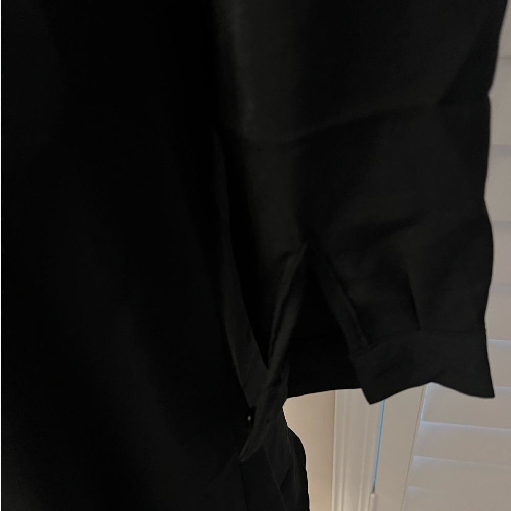 Elegant Black Wrap Dress - Picture 6 of 6